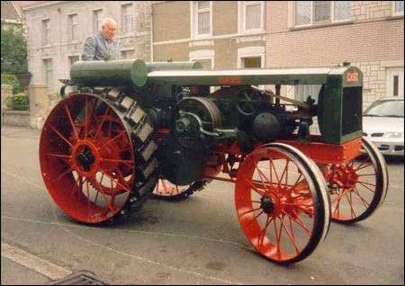 Tracteur Case vu par René en 1918